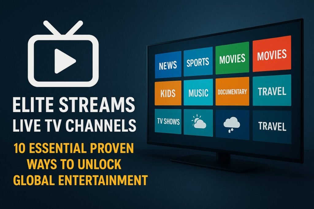 live tv channels 4 Elite Streams live TV channels